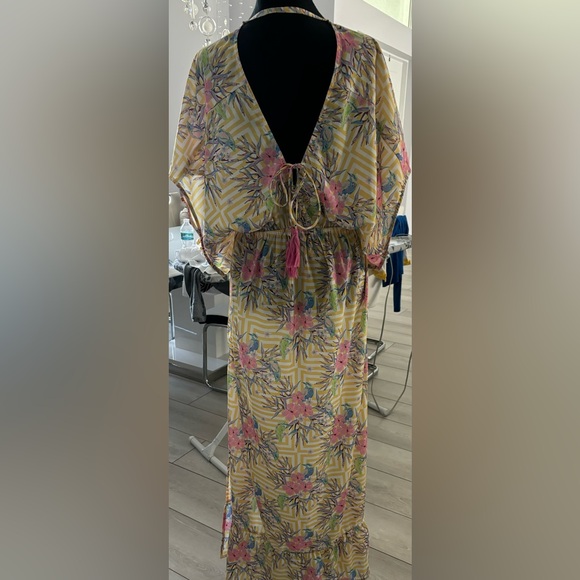 America & Beyond, Maxi Dress, Kimono Style Sleeves, #510 - Picture 4 of 6